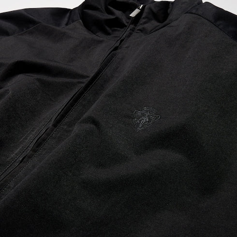 Soft technical twill zip jacket
