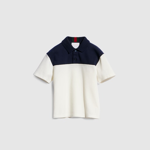 Baby cotton polo shirt with Web