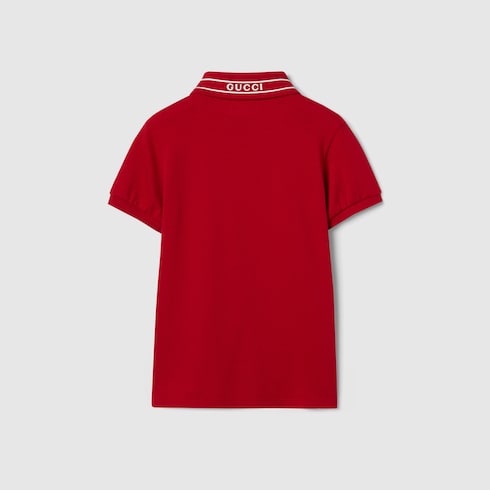 Children's cotton polo shirt
