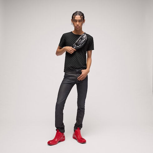 Printed cotton jersey T-shirt