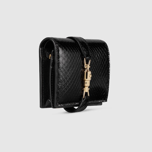 Gucci Jackie anaconda medium wallet