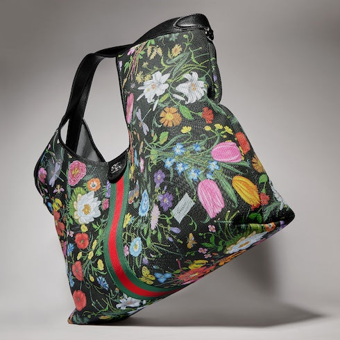 Gucci Giglio Flora large tote bag