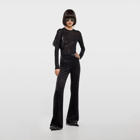 GG crystal embroidered top