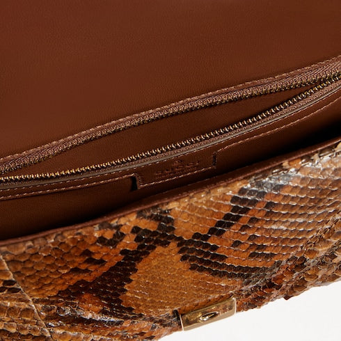 GG Marmont python medium shoulder bag