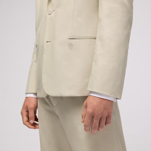 Lightweight cotton nylon twill jacket