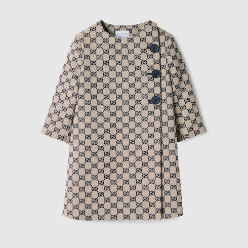 Children's GG canvas coat