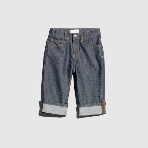 Baby denim pants with Web