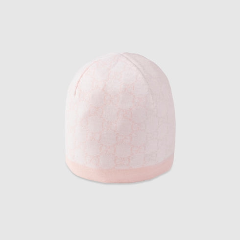 Baby GG pattern wool hat