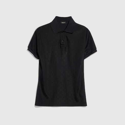 GG technical jersey jacquard polo shirt