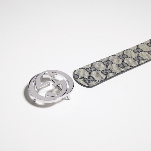 Reversible belt with Interlocking G buckle