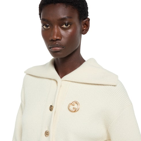 Gucci Blondie crystal brooch