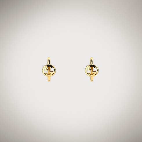 Gucci Interlocking 18k hoop earrings