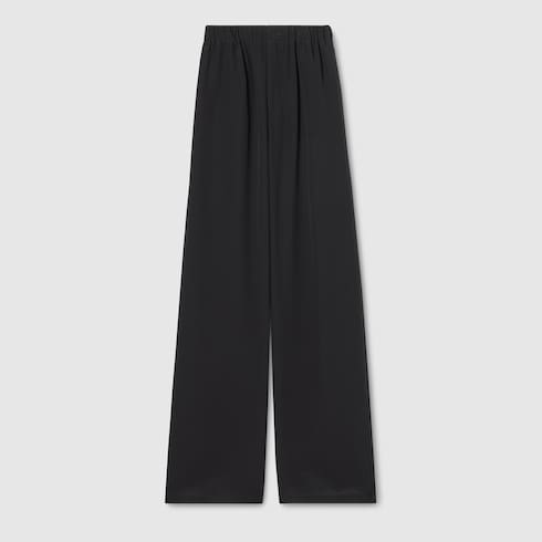 Silk crêpe de chine pants