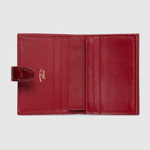 Gucci Jackie python medium wallet