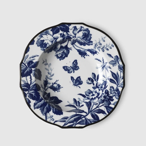 Herbarium rim soup bowl, set of two