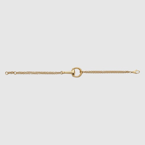 Gucci Horsebit 18k chain bracelet