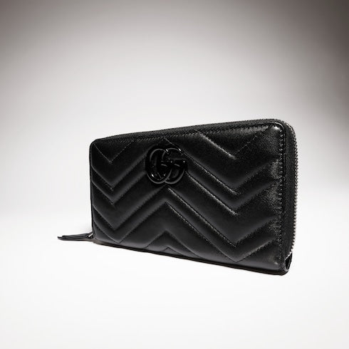 GG Marmont zip around wallet