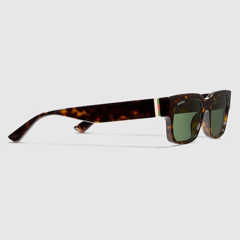 Rectangular frame sunglasses