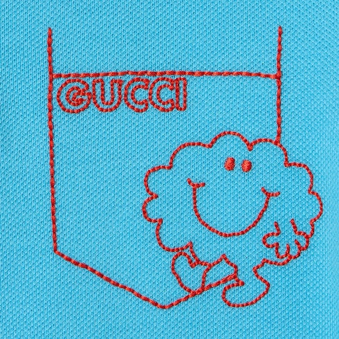 Baby cotton one-piece with embroidery