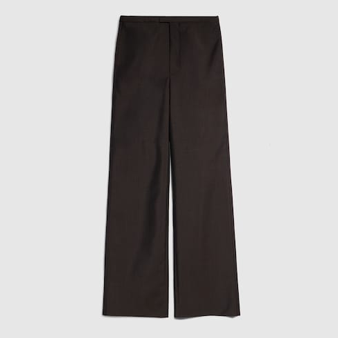 Pinstripe wool mohair pants