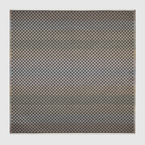 GG jacquard shawl
