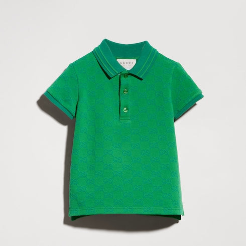 Baby GG cotton polo shirt