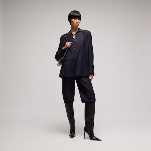 Light wool pants