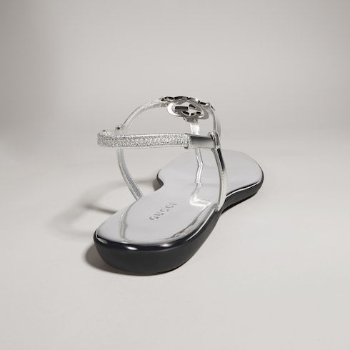 thong sandal with Interlocking G