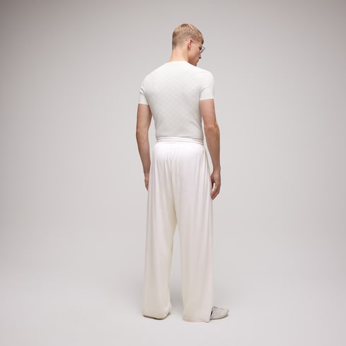 Technical GG fabric jacquard T-shirt