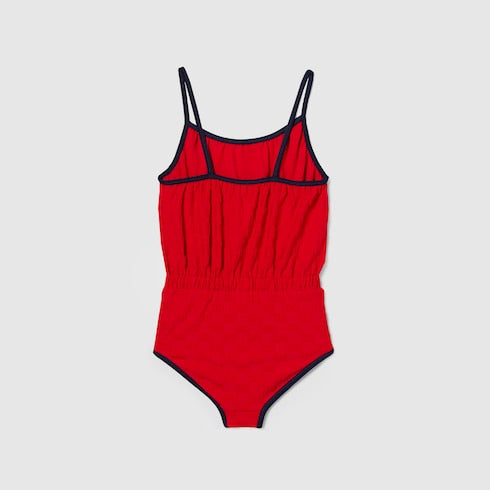 Children's GG terrycloth swimsuit