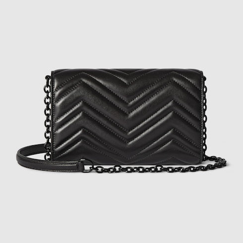GG Marmont wallet on chain