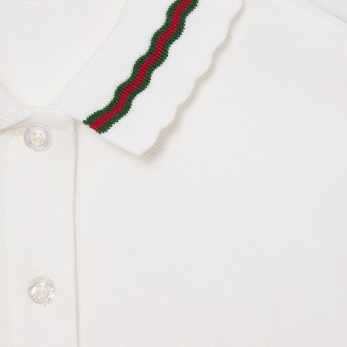 Children's cotton polo shirt