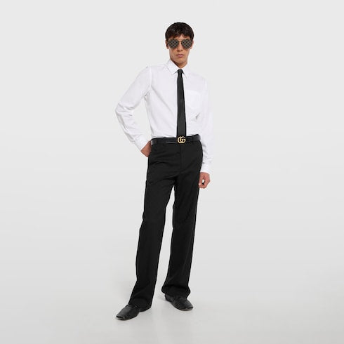 GG cotton poplin shirt