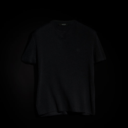 Technical knit fabric T-shirt