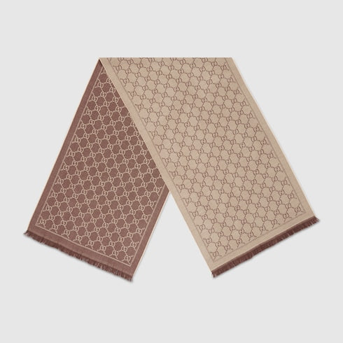 GG wool scarf