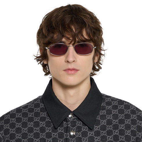 Oval frame sunglasses