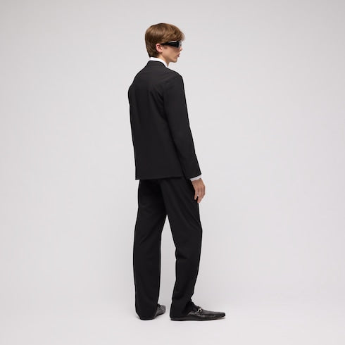 Technical wool blend pants