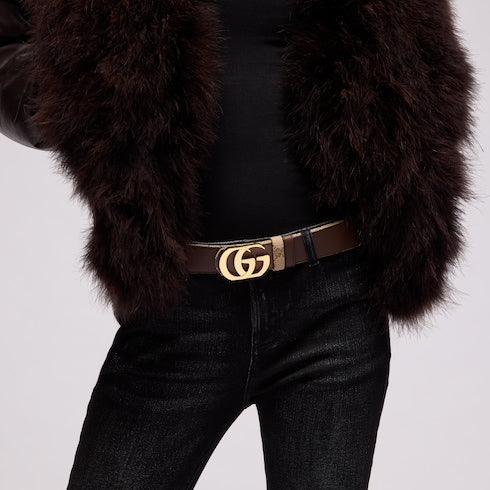 Cut GG Marmont reversible belt