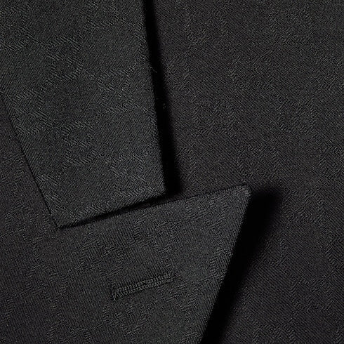 Double-breasted GG wool jacket