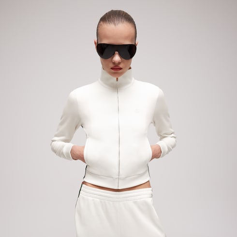 zip sweatshirt with Web
