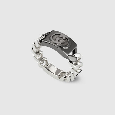 Gucci Interlocking band ring