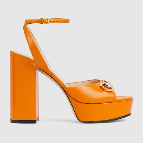 Women's Horsebit platform sandal