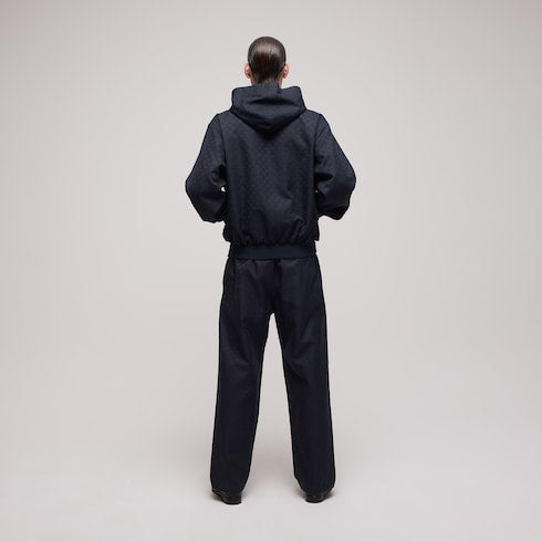GG cotton canvas pants