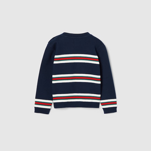 Baby cotton sweater with Web