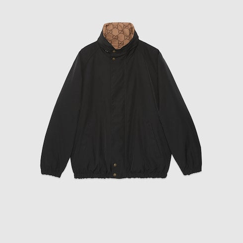Reversible GG canvas jacket
