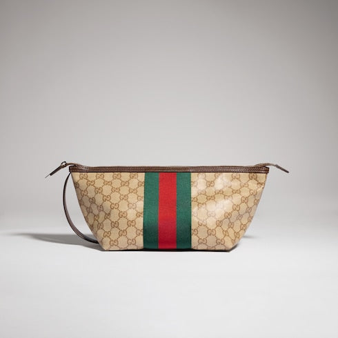 Small GG toiletry case with Web