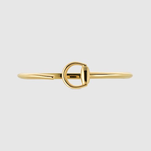 Gucci Horsebit 18k bangle bracelet
