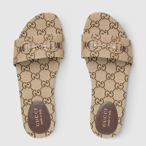 Women's slide sandal with Horsebit