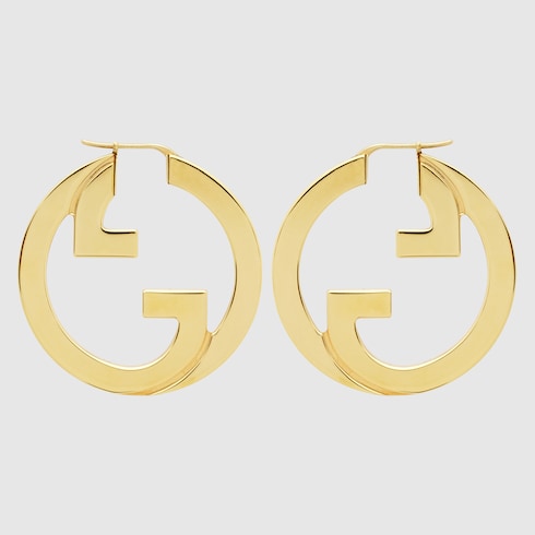 Gucci Blondie hoop earrings