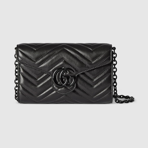 GG Marmont wallet on chain